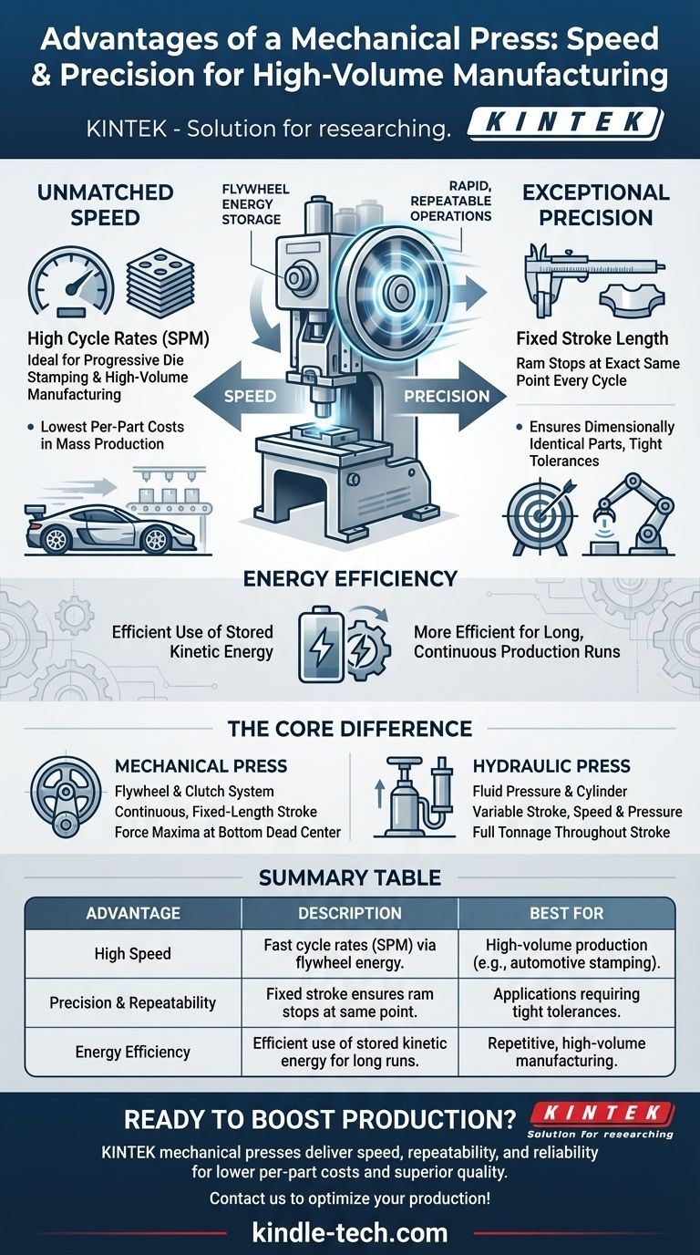 기계 프레스의 장점은 무엇인가요? 대량 생산을 위한 고속 정밀도 시각적 가이드