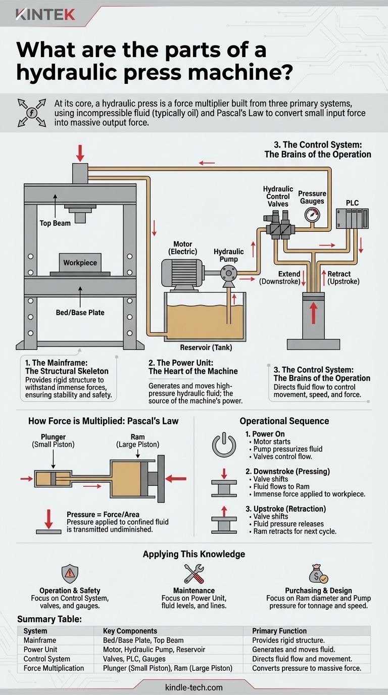 Quelles sont les pièces d'une presse hydraulique ? Un guide des systèmes et composants essentiels Guide Visuel