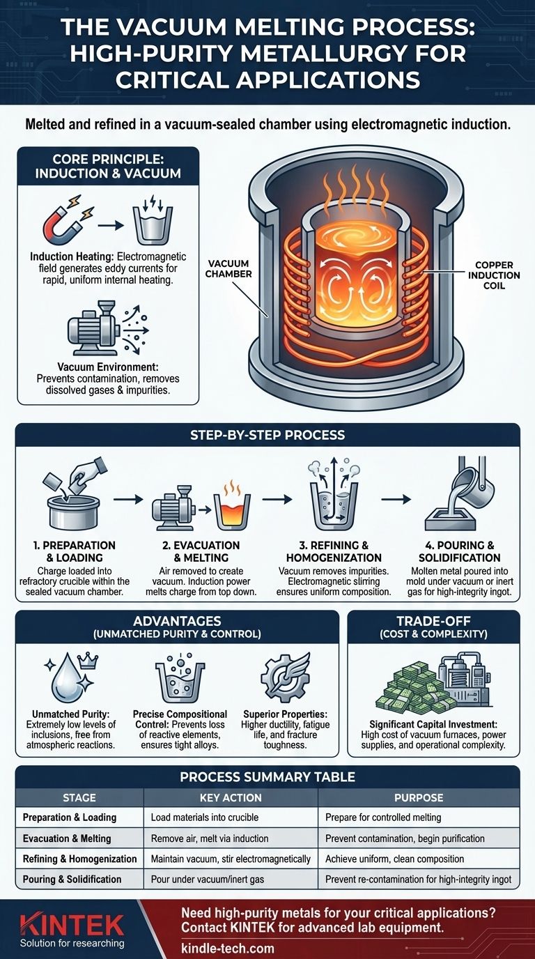 ¿Cuál es el proceso de fusión al vacío? Lograr metales ultrapuros para aplicaciones críticas Guía Visual