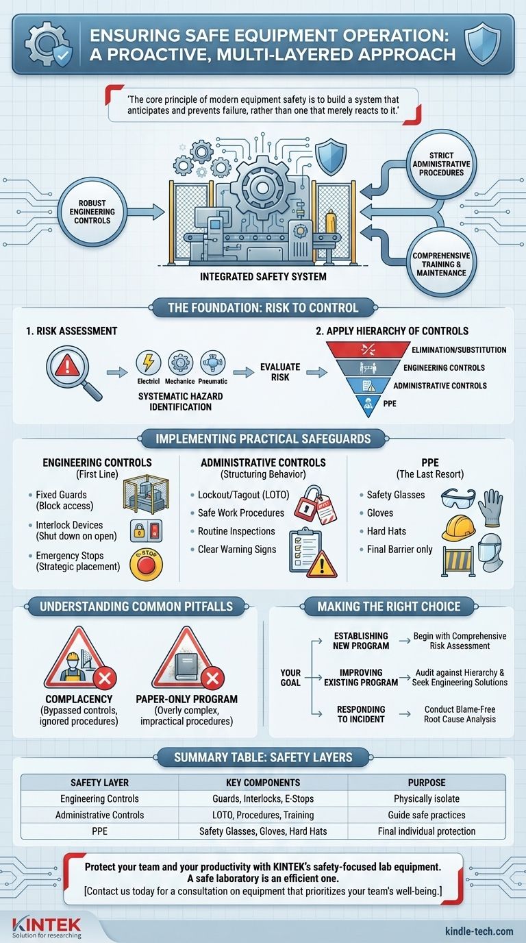 Wie stellen Sie den sicheren Betrieb von Geräten und Maschinen sicher? Ein proaktiver Leitfaden zum Risikomanagement Visuelle Anleitung