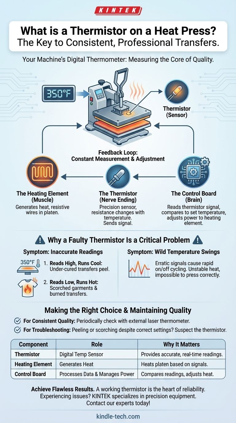 ما هو الثرمستور في مكبس الحرارة؟ مفتاح النقل المتسق والاحترافي دليل مرئي