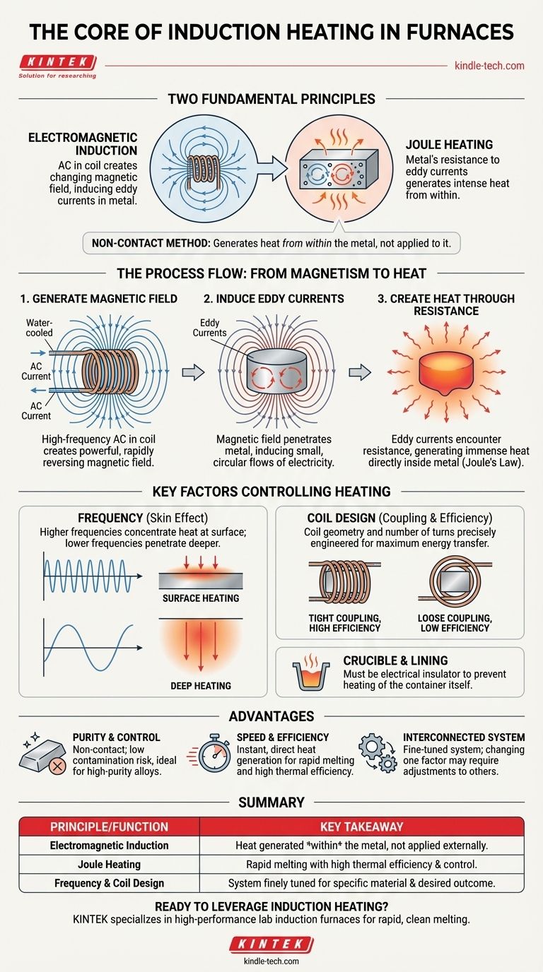 Sur quoi repose le chauffage par induction dans un four à induction ? Débloquez une fusion rapide et propre des métaux Guide Visuel