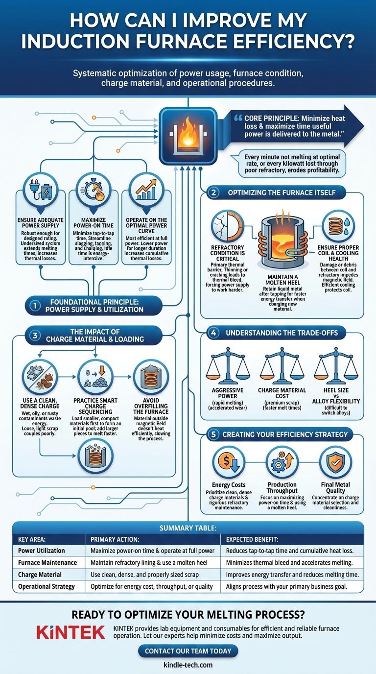 如何提高感应电炉的效率？降低成本和提高产量的系统指南 图解指南