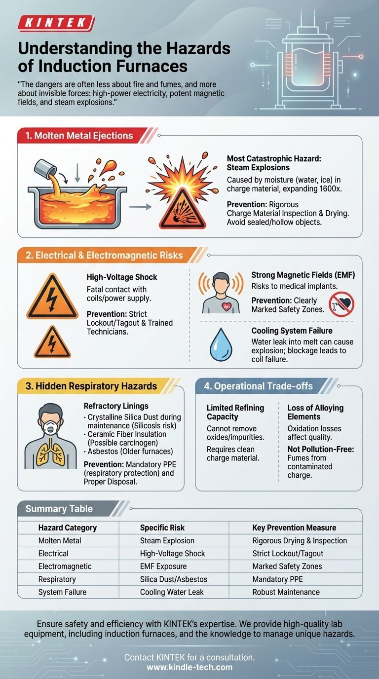 Quels sont les dangers d'un four à induction ? Un guide pour prévenir les défaillances catastrophiques Guide Visuel