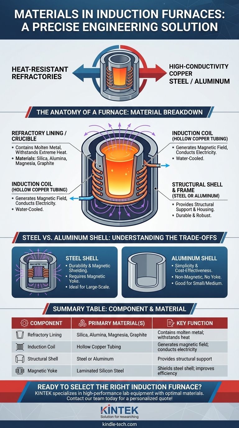 感应炉使用什么材料？耐用高效结构指南 图解指南