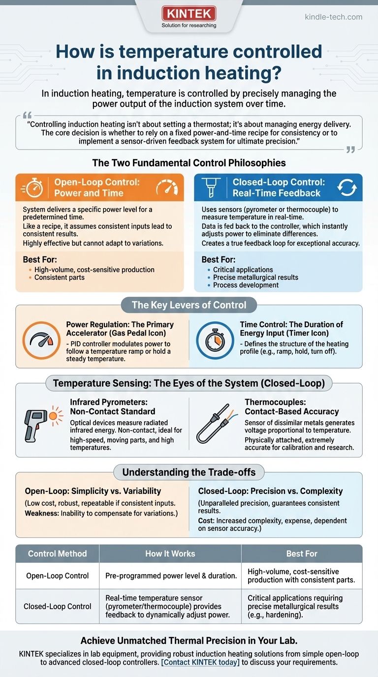 유도 가열에서 온도는 어떻게 제어됩니까? 정밀한 열 관리 마스터하기 시각적 가이드