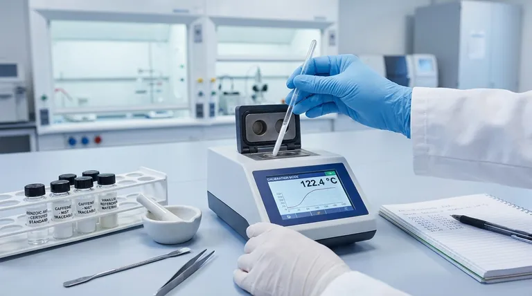 What is the standard for melting point calibration? Ensure Accuracy with Certified Reference Materials