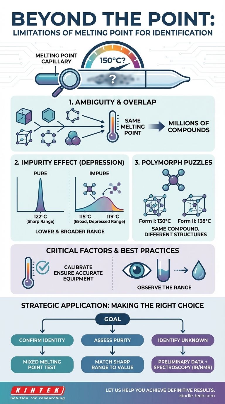 仅凭熔点来鉴定未知样品有哪些局限性？避免代价高昂的错误鉴定 图解指南