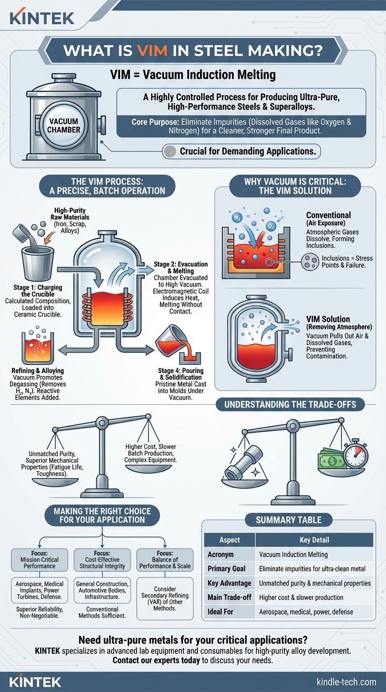 炼钢中的 VIM 是什么？探索超纯高性能合金的工艺 图解指南
