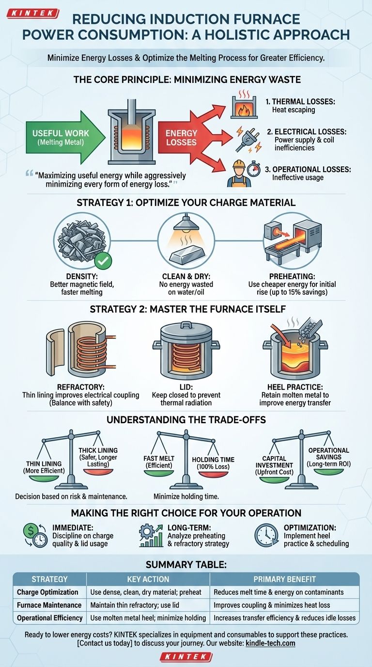 Как снизить энергопотребление моей индукционной печи? Сократите расходы на электроэнергию с помощью комплексного подхода Визуальное руководство