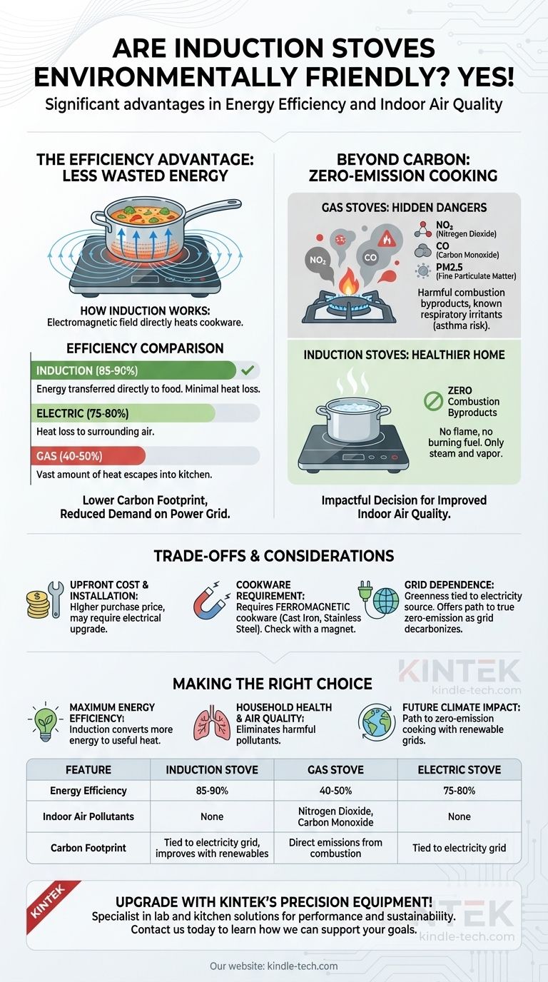 هل مواقد الحث صديقة للبيئة؟ اكتشف الفوائد البيئية والصحية دليل مرئي
