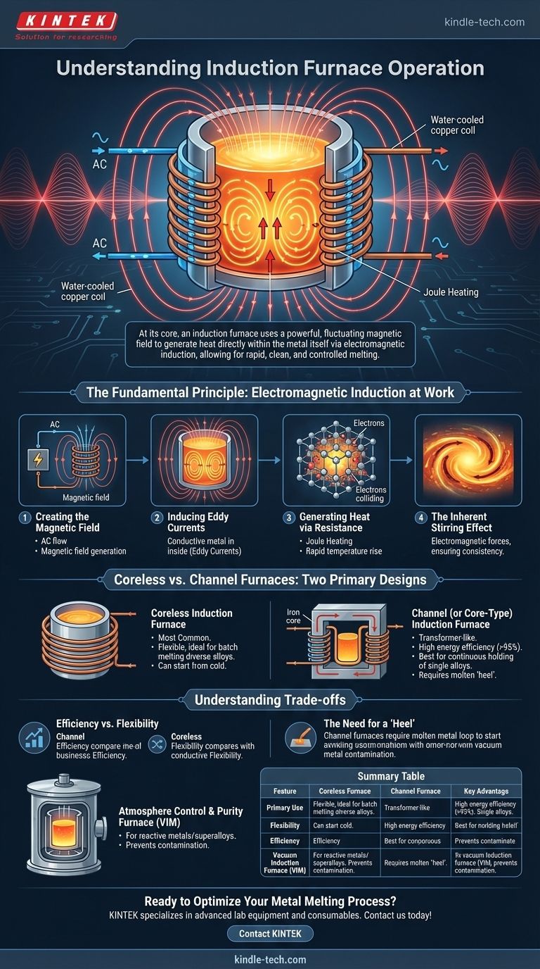 Comment fonctionne un four à induction ? Un guide pour une fusion de métaux efficace et propre Guide Visuel