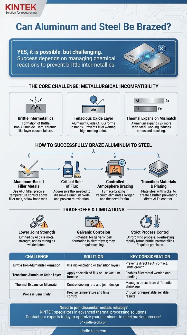 ¿Se pueden soldar el aluminio y el acero? Domine los desafíos metalúrgicos para una unión fuerte Guía Visual