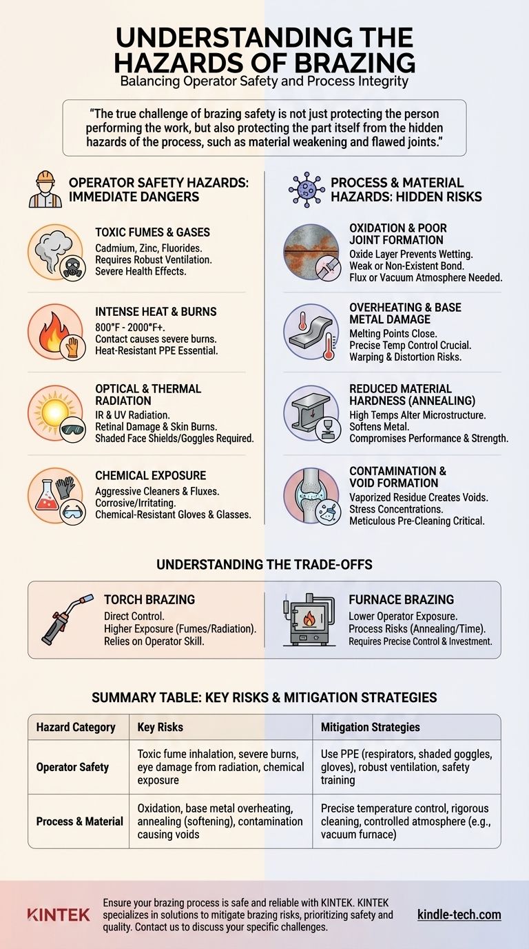 What are the hazards of brazing? Protect Your Operators and Product Integrity Visual Guide