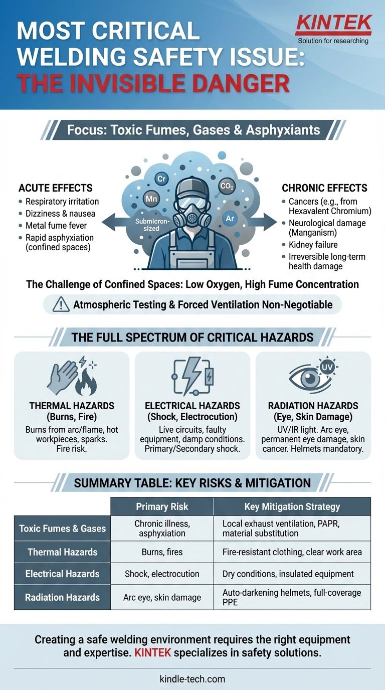 Quel est le problème de sécurité le plus important dans le soudage, le coupage et le brasage ? Protégez-vous contre les dangers invisibles des fumées et des gaz Guide Visuel