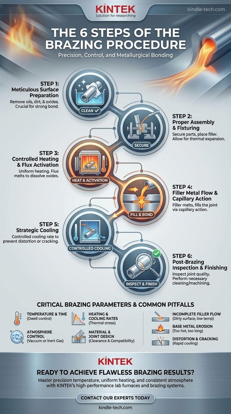 Quali sono le fasi della procedura di brasatura? Padroneggia i 6 passaggi per giunti forti e affidabili Guida Visiva