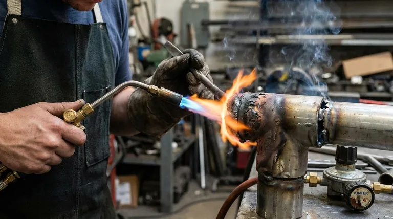 В чем недостаток пайки пламенем? Непредсказуемое качество из-за ручного контроля нагрева