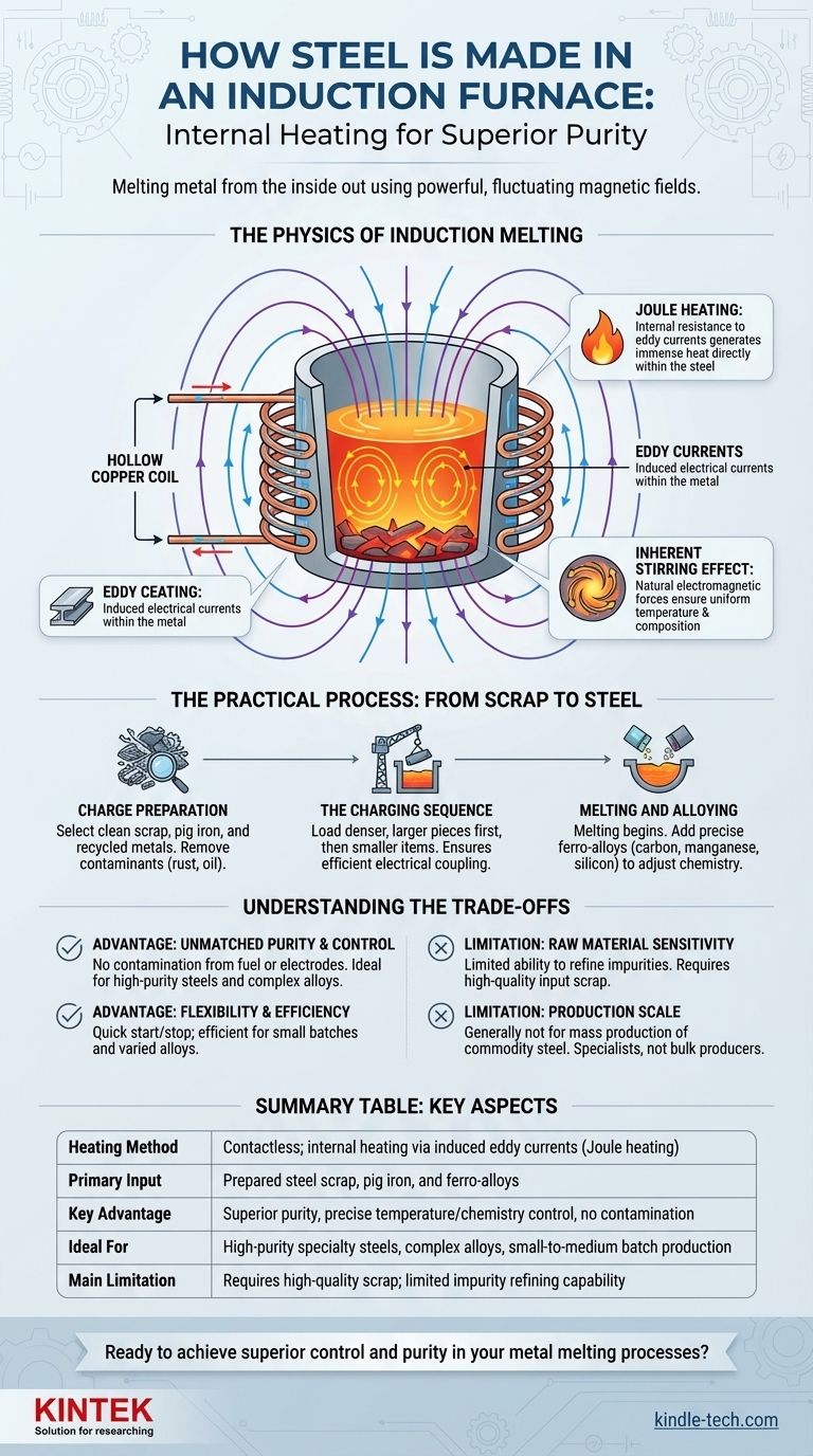 Как выплавляют сталь в индукционной печи? Освойте искусство плавки высокочистых металлов Визуальное руководство