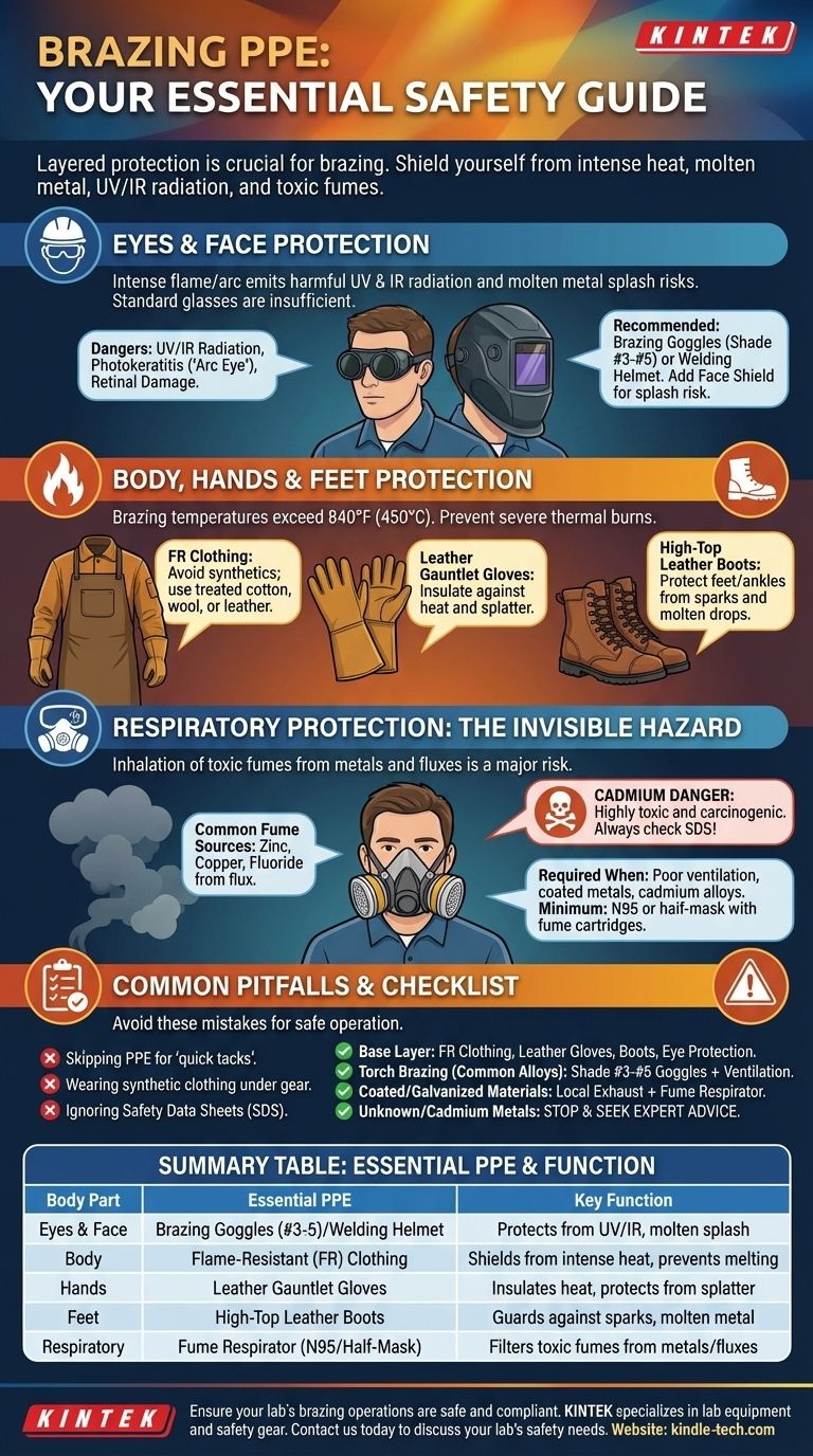 ロウ付け時に着用すべきPPEは何ですか？最大限の安全性と保護のための必須装備 ビジュアルガイド