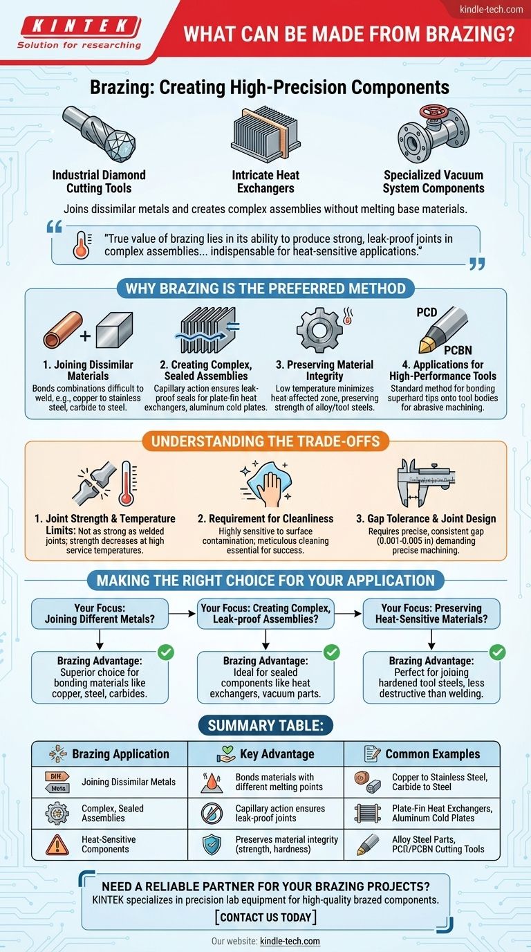 ¿Qué se puede hacer con la soldadura fuerte? Unir metales diferentes y crear ensamblajes complejos y a prueba de fugas Guía Visual