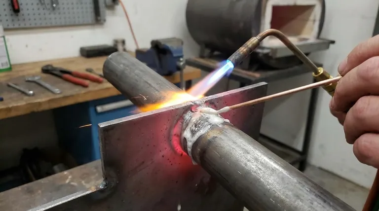 What is the temperature needed to heat the steel to for brazing? Key Ranges for Filler Metals