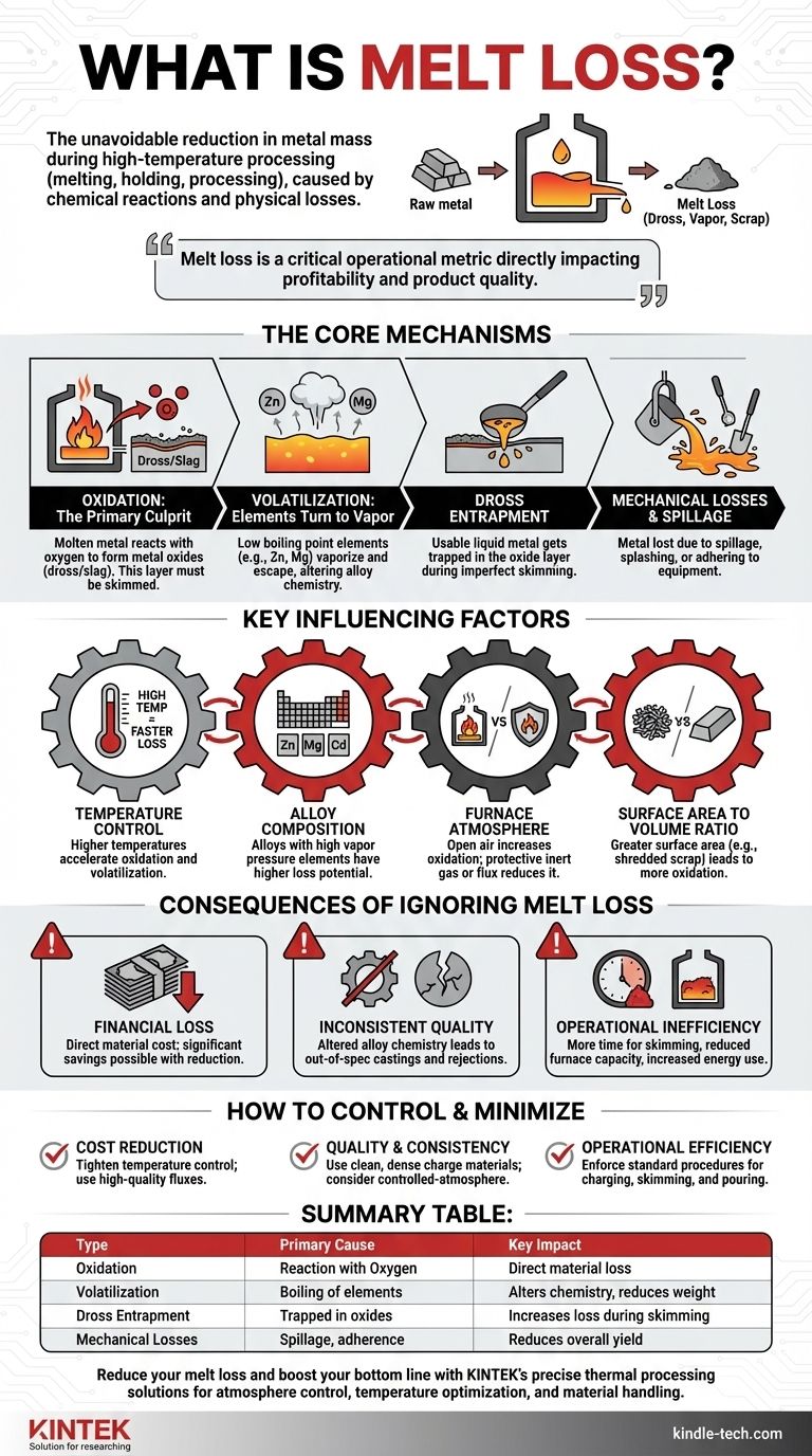 Qu'est-ce que la perte au creuset ? Le guide ultime pour réduire la perte de métal dans les procédés à haute température Guide Visuel