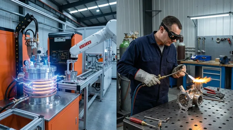 感应钎焊比气体钎焊更好吗?满足您生产需求的最佳选择