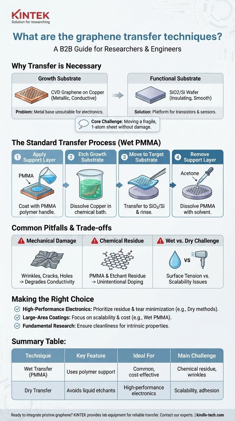 Quelles sont les techniques de transfert du graphène ? Maîtriser le pont entre la synthèse et l'application Guide Visuel