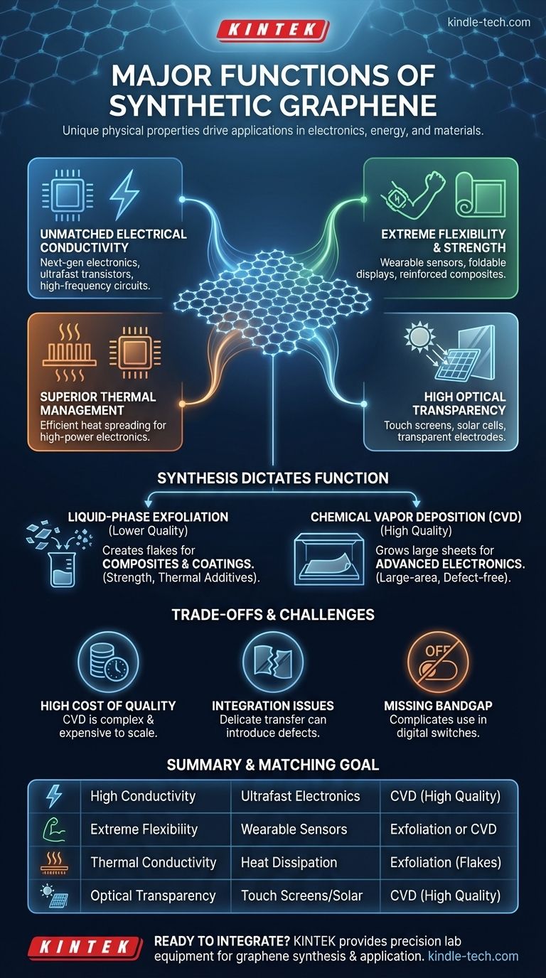 Каковы основные функции синтетического графена? Откройте для себя электронику и материалы нового поколения Визуальное руководство