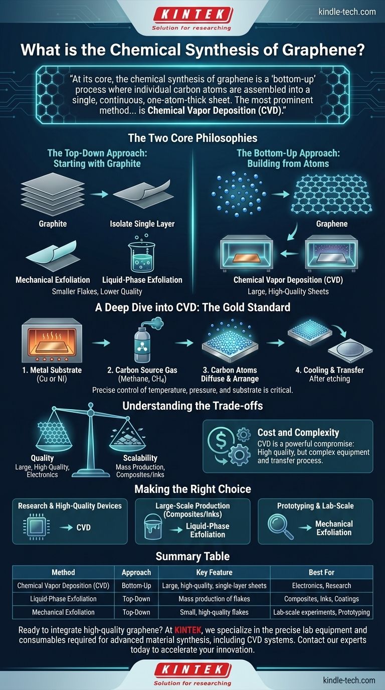 グラフェンの化学合成とは？CVDによる高品質シート構築ガイド ビジュアルガイド