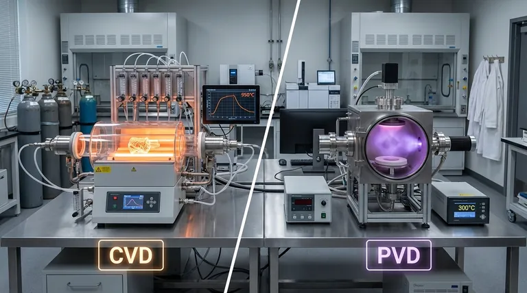 CVD 和 PVD 技术之间有什么区别?选择合适沉积方法的指南