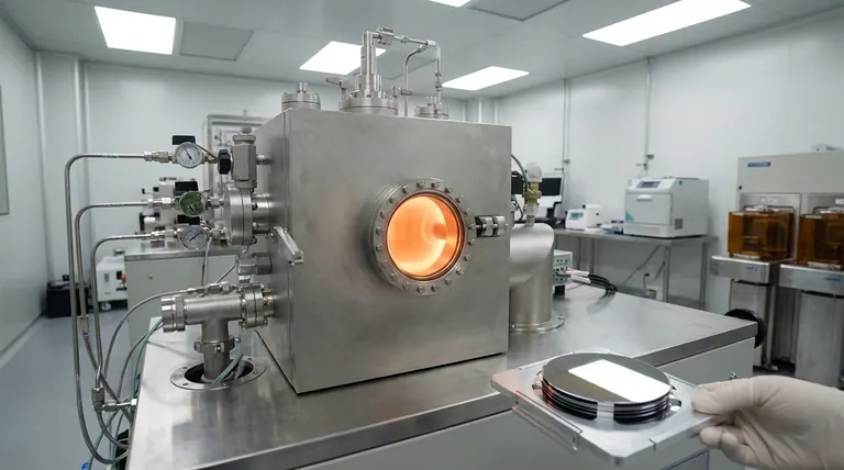 O que é um exemplo de deposição química de vapor? Descubra como a CVD constrói microchips e painéis solares