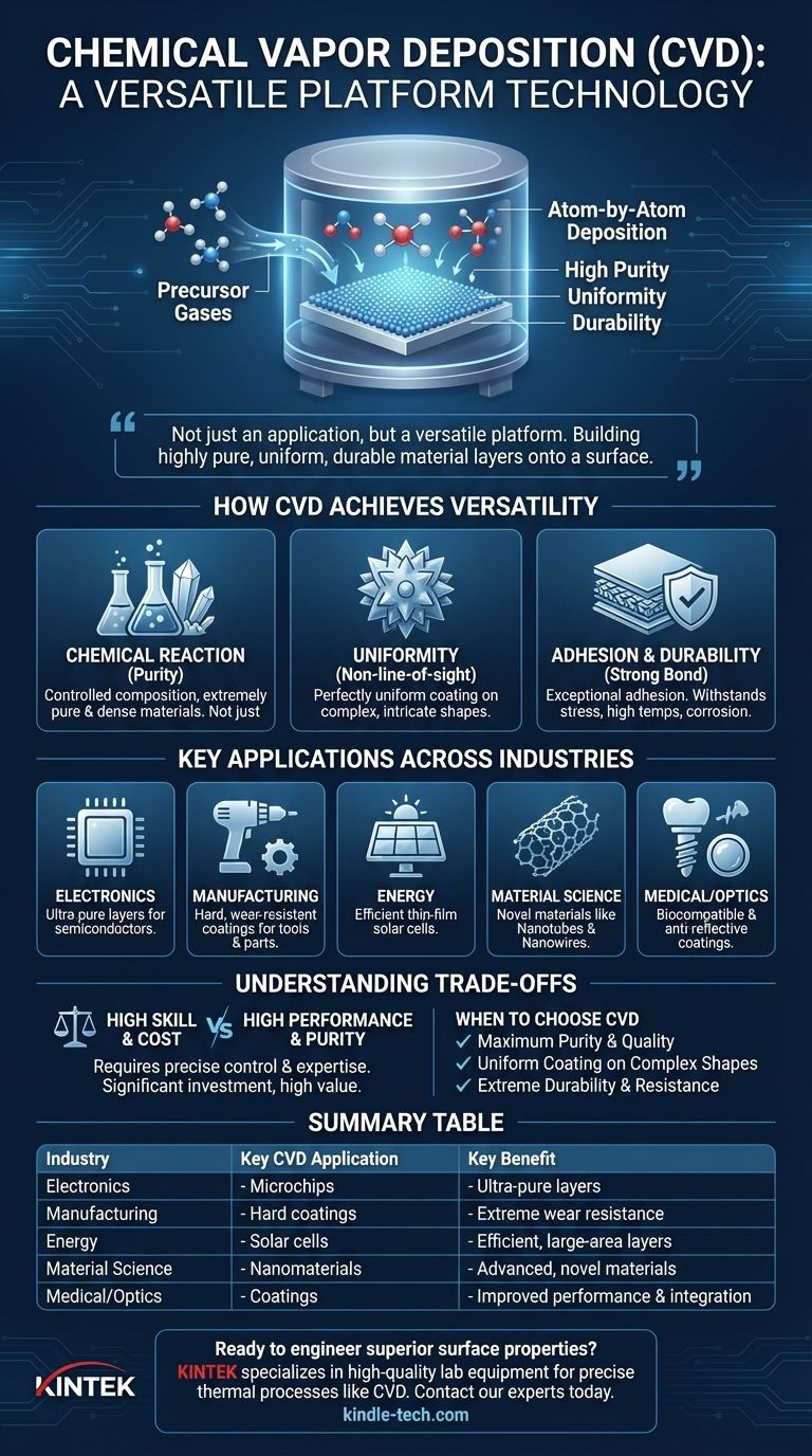 What are the uses of chemical vapor deposition? A Guide to High-Performance Thin Films & Coatings Visual Guide