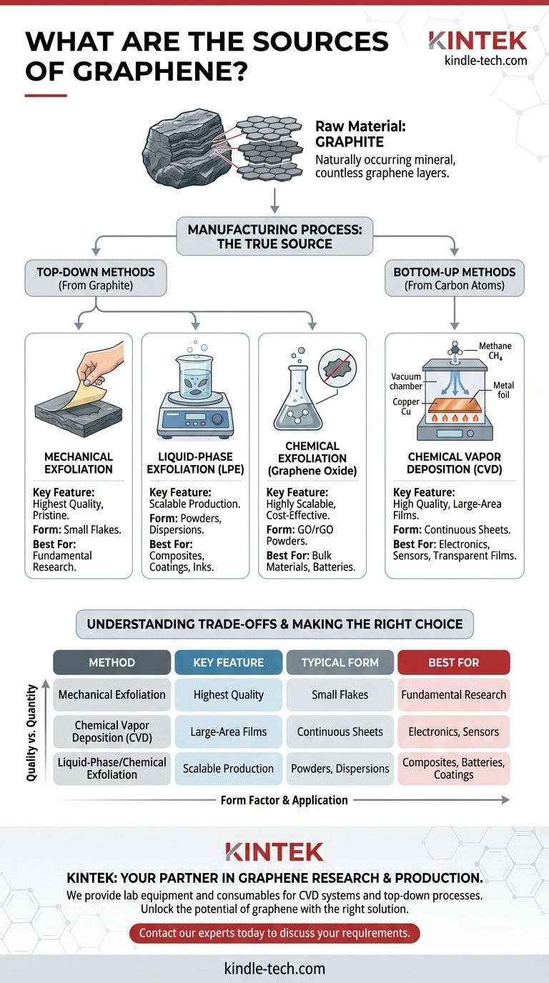 ¿Cuáles son las fuentes del grafeno? Del grafito a las aplicaciones de alto rendimiento Guía Visual