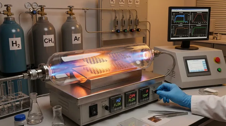 氢在石墨烯生长中扮演什么角色?掌握其双重作用以获得高质量薄膜