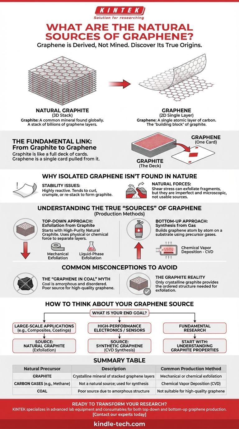 グラフェンの天然の供給源は何ですか？真の前駆体であるグラファイトの力を解き放つ ビジュアルガイド