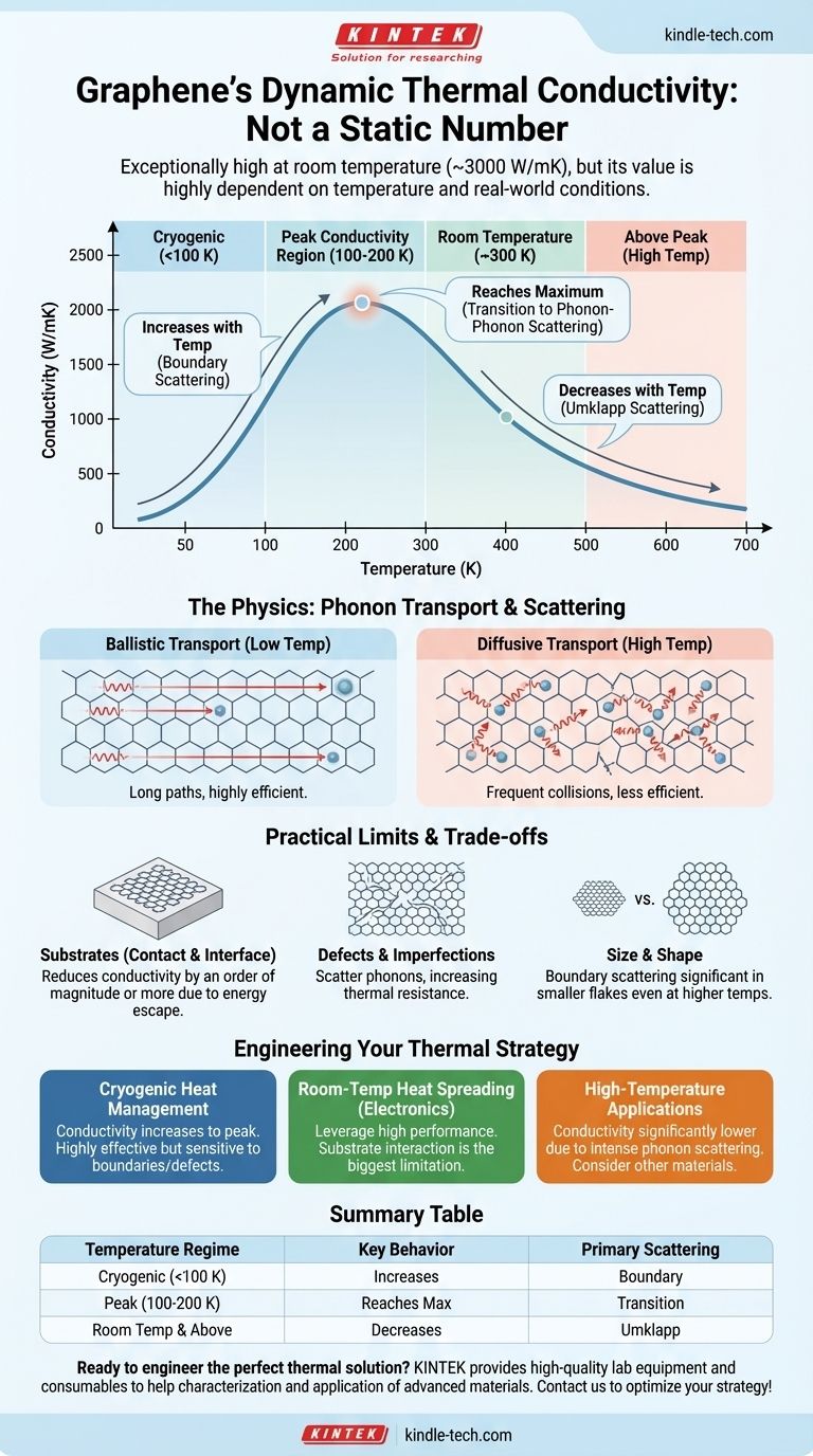 ¿Cuál es la conductividad térmica del grafeno con la temperatura? Descubra su potencial dinámico de gestión del calor Guía Visual
