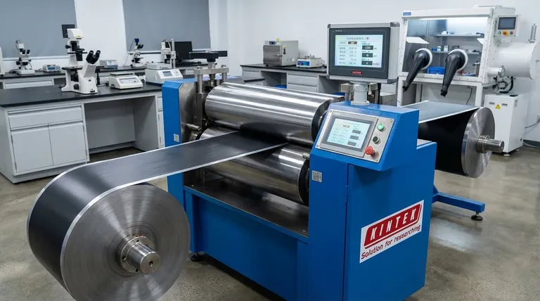 ロールプレスとは何ですか?高性能バッテリー製造における重要な工程