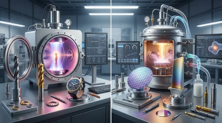 Каковы области применения CVD и PVD? Выберите правильную технологию нанесения покрытий для вашего проекта