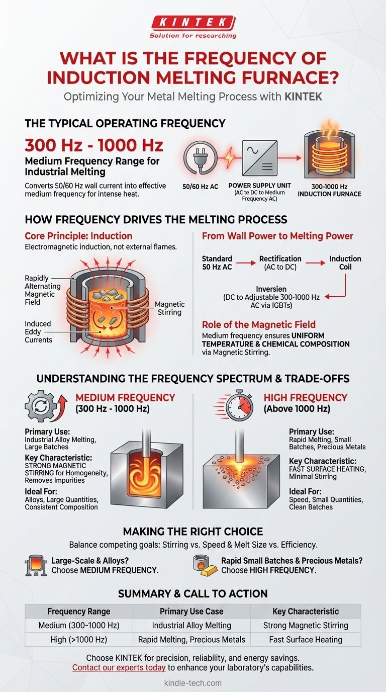 感应熔炼炉的频率是多少？选择正确的频率优化您的熔炼过程 图解指南