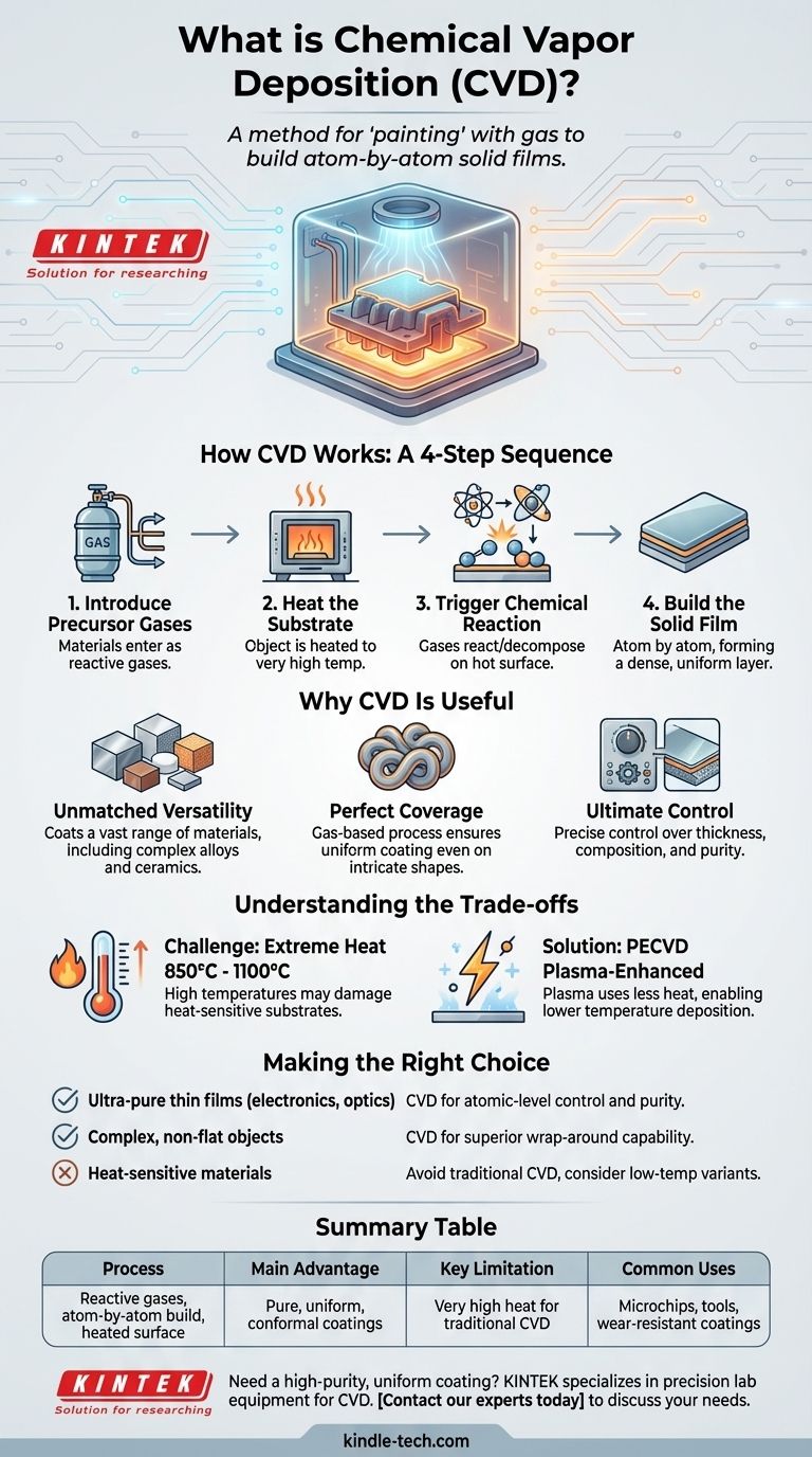 What is chemical Vapour deposition in simple words? A Simple Guide to 'Painting' with Gas Visual Guide