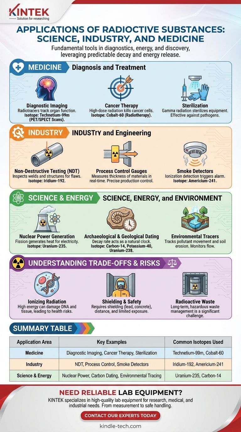 ما هي تطبيقات المواد المشعة؟ من التصوير الطبي إلى الطاقة النووية دليل مرئي