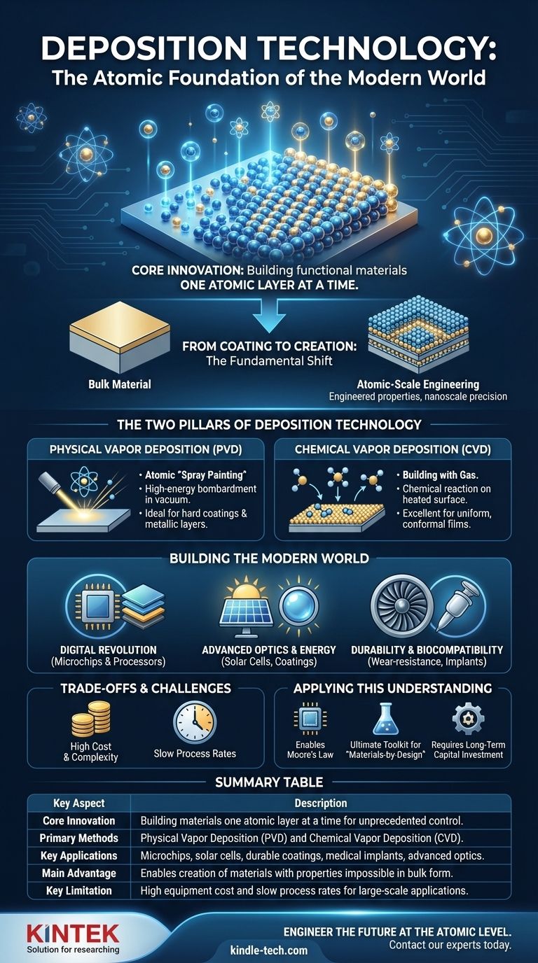 لماذا تعد تقنية الترسيب تقدمًا علميًا مذهلاً؟ أطلق العنان لهندسة المواد على المستوى الذري دليل مرئي