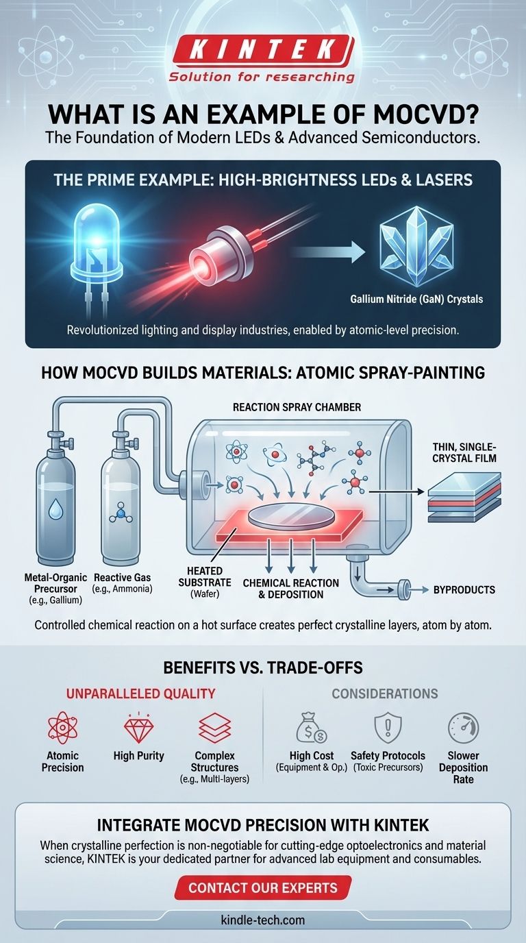ما هو مثال على MOCVD؟ العملية الأساسية لمصابيح LED والليزر عالية الأداء دليل مرئي