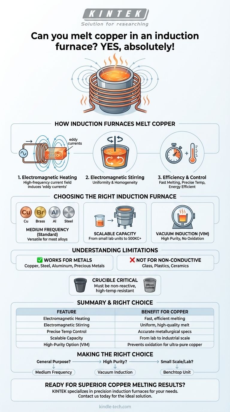 Can you melt copper in an induction furnace? A Guide to Efficient, High-Quality Melting Visual Guide