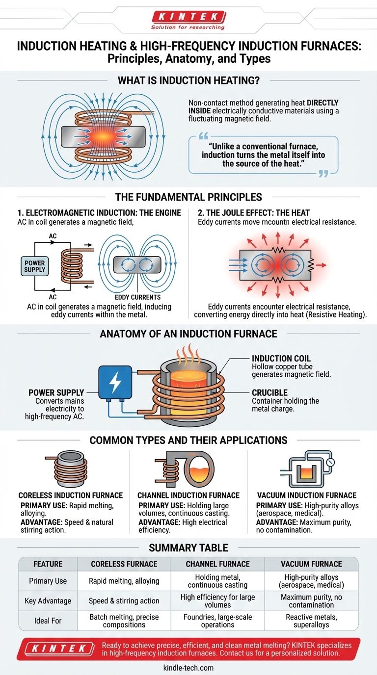 What is induction heating and high frequency induction furnace? Master Efficient, Clean Metal Melting Visual Guide