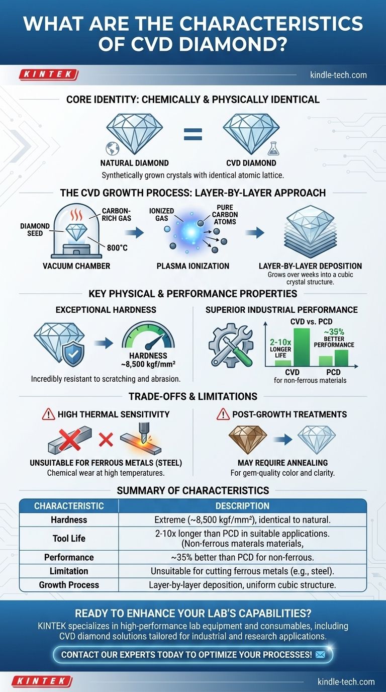 CVD 다이아몬드의 특징은 무엇인가요? 산업용 도구의 탁월한 성능을 발휘하다 시각적 가이드