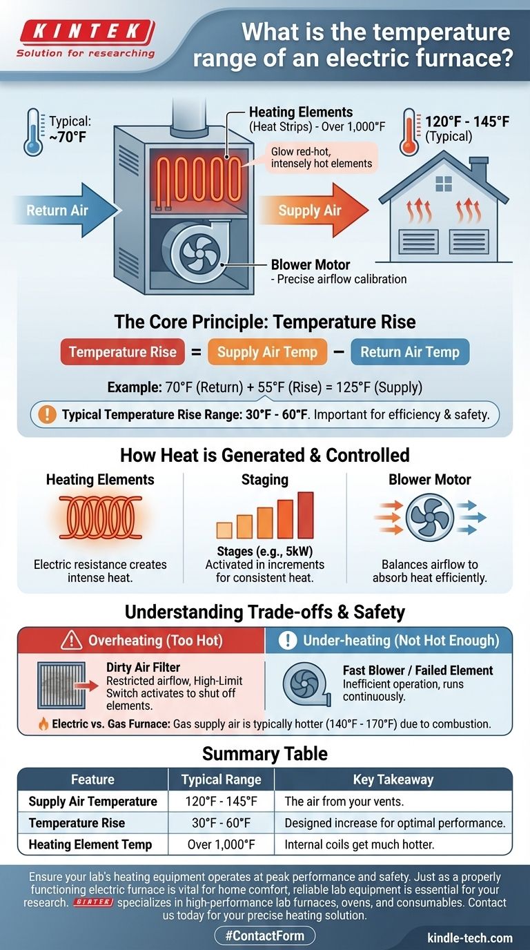What is the temperature range of an electric furnace? Achieve Safe, Efficient Home Heating Visual Guide