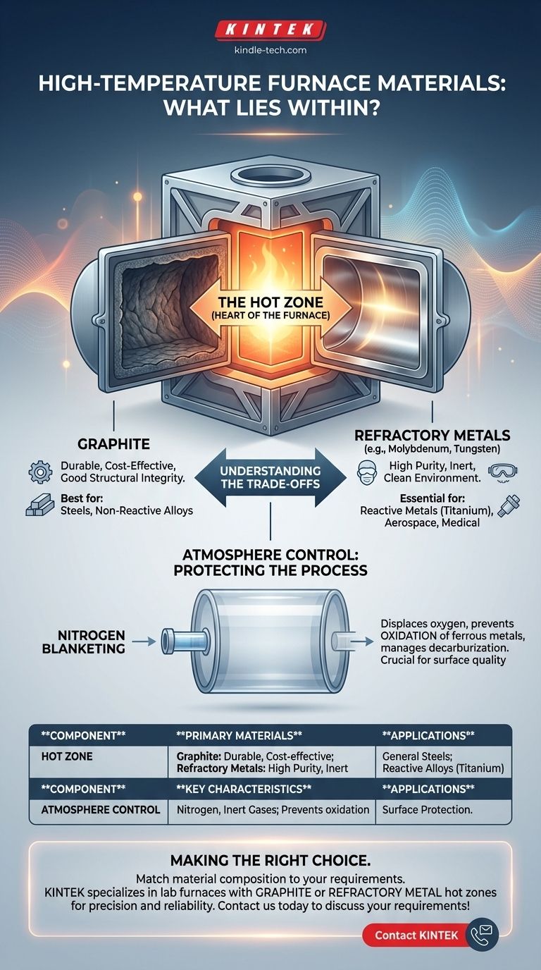 ¿De qué están hechos los hornos de alta temperatura? Grafito vs. metales refractarios explicados Guía Visual