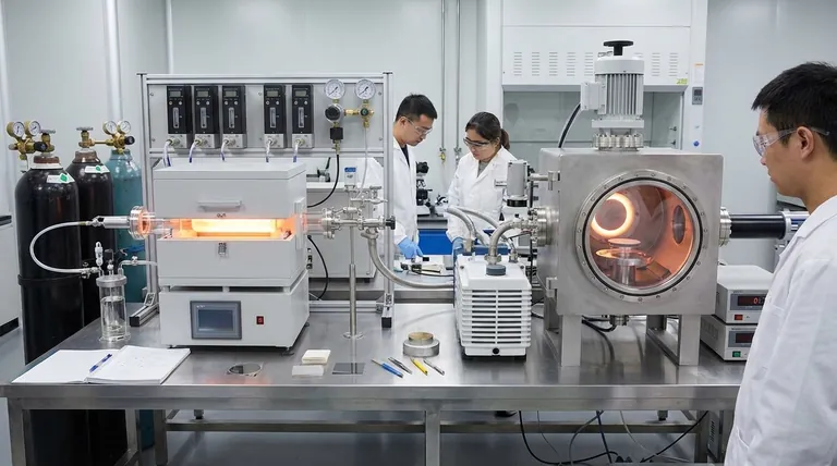 ما الفرق بين طريقتي الترسيب الكيميائي للبخار (CVD) والترسيب الفيزيائي للبخار (PVD) في تصنيع المواد النانوية؟ دليل لاختيار عملية الطلاء المناسبة